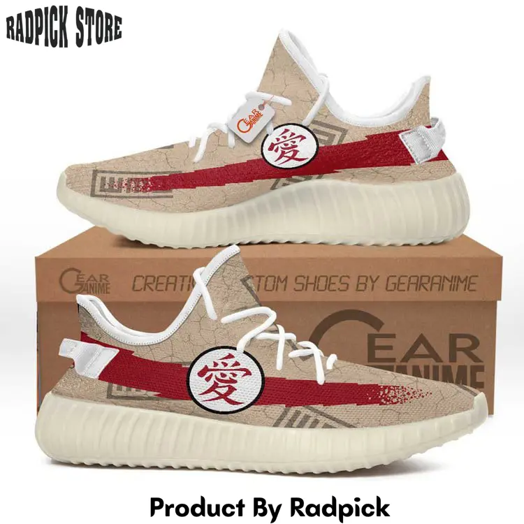 Gaara symbol yeezy shoes anime sneakers  rp494949